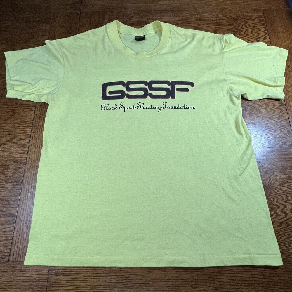 VTG 1980's GSSF Glock Sport Shooting Foundation T-shirt XXL single stitch USA
